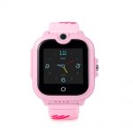 Ceas Smartwatch Pentru Copii Wonlex KT13, cu Functie Telefon, Apel video, Localizare GPS, Camera, Pedometru, Lanterna,  SOS, IP54, 4G-Roz, Cartela SIM Cadou