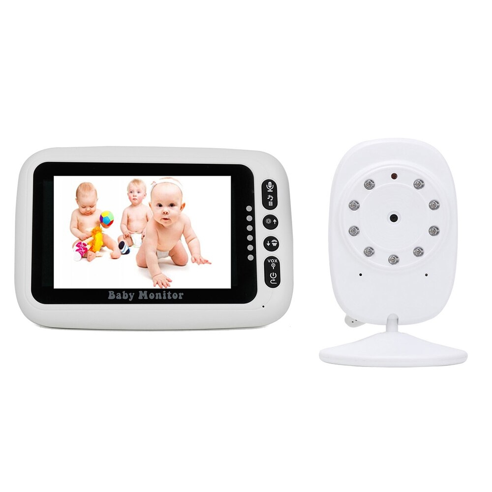 Baby Monitor BS-BM208, 4.3 inch, Temperatura, Timp pentru hranire, Vedere nocturna, Cantece de leagan imagine