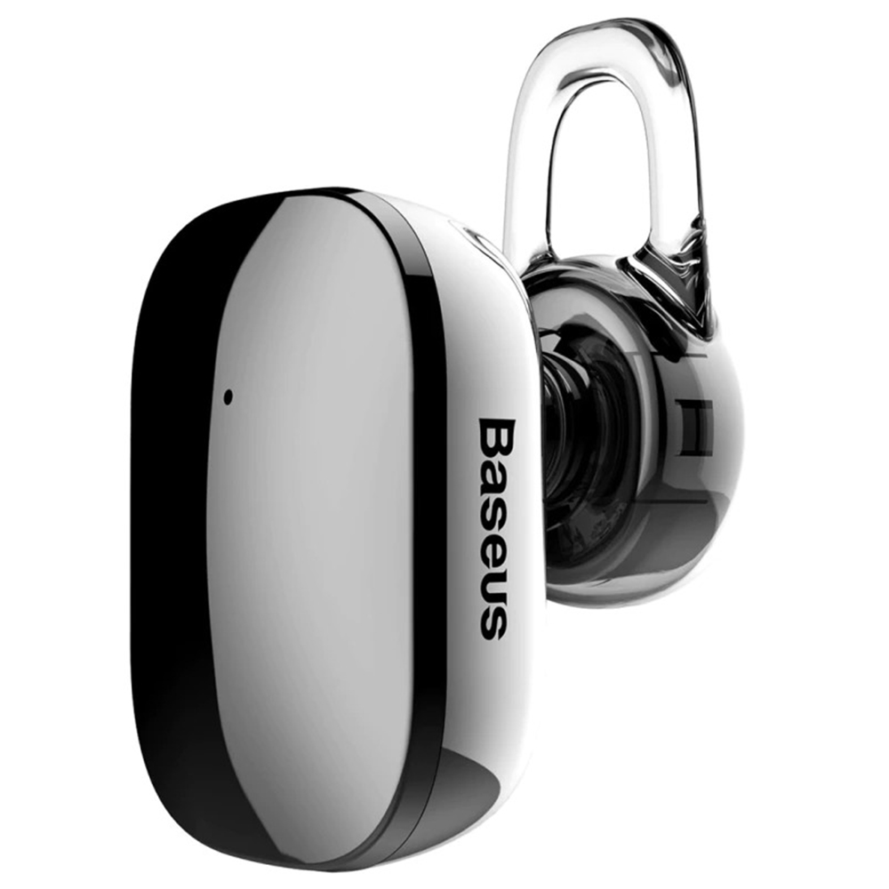 Casca Bluetooth Baseus Encok A02 Mini, Gri, Bluetooth 4.1, Baterie 60 mAh, Distanta comunicare 10 m imagine