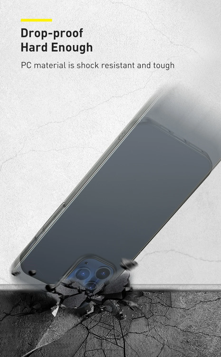 Husa Apple iPhone 12 / 12 Pro, Baseus Comfort Case, Alb, 6.1 inch