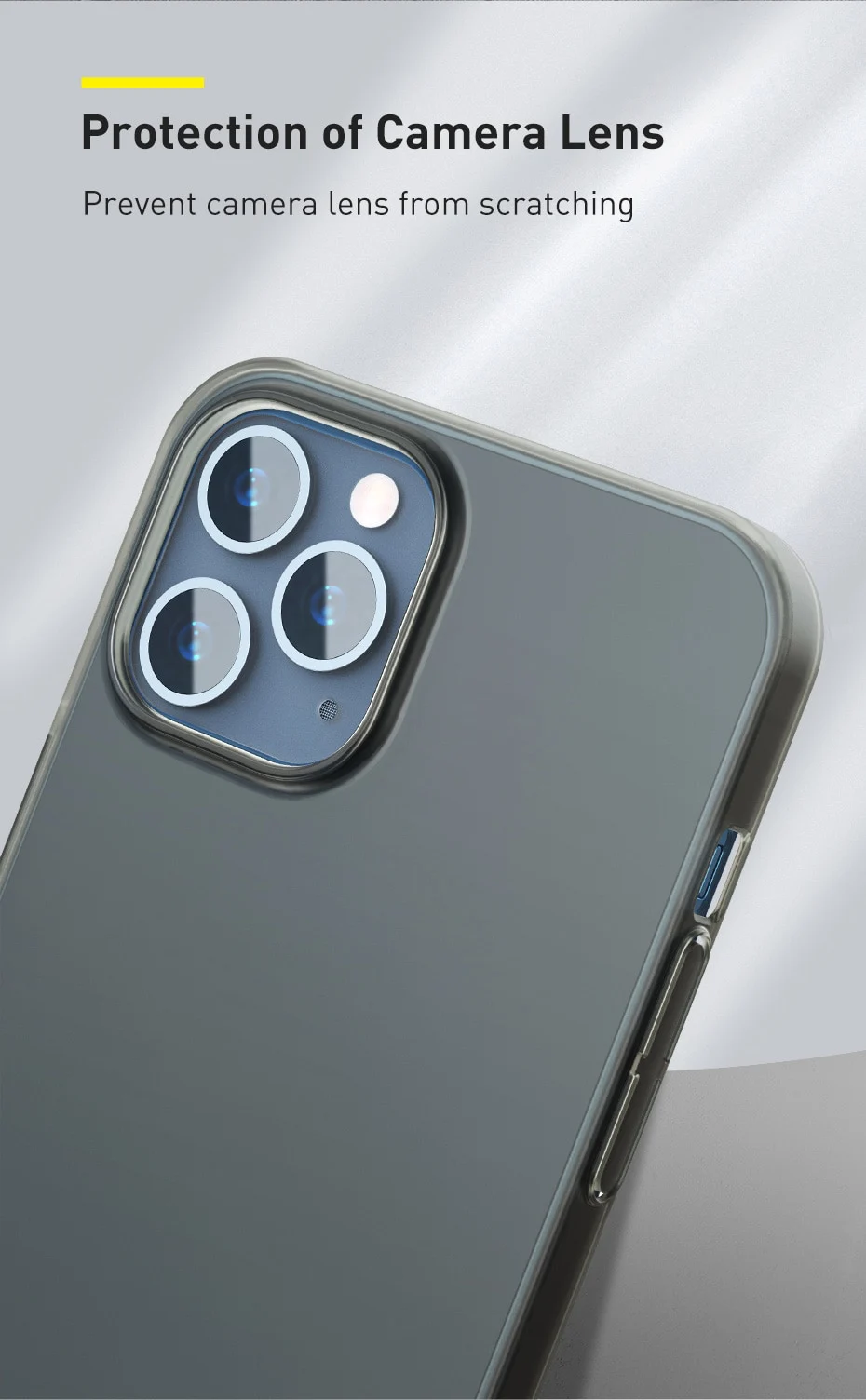 Husa Apple iPhone 12 Mini, Baseus Comfort Case, Negru, 5.4 inch