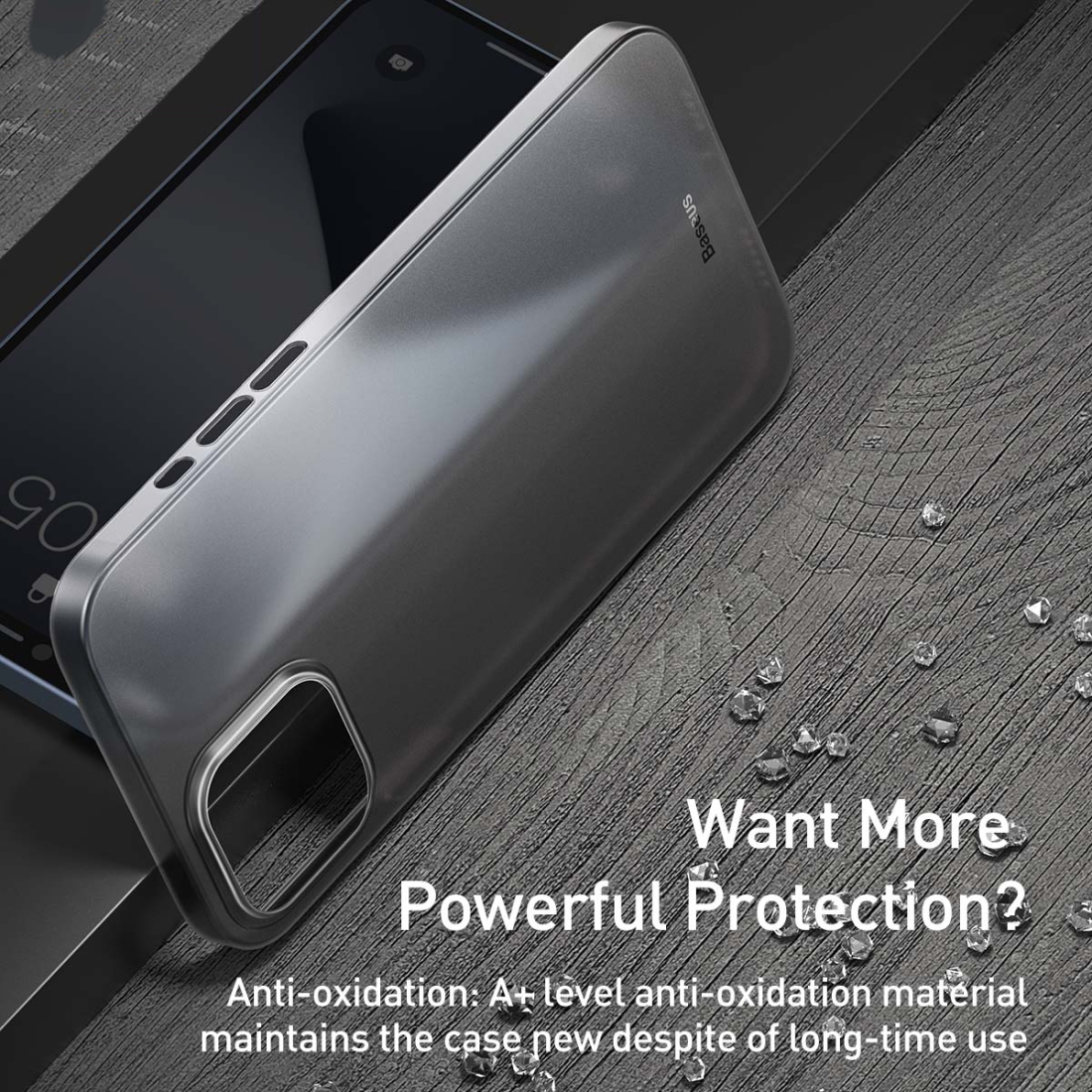 Husa Apple iPhone 12 Pro Max, Baseus Wing Case, Verde, 6.7 inch