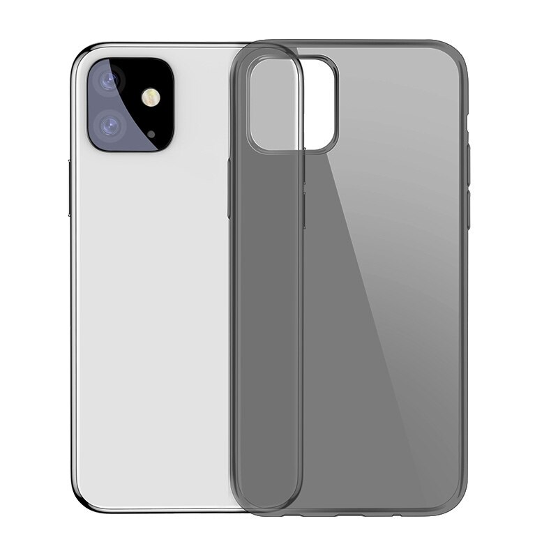 Husa Apple iPhone 11, Baseus Simplicity Series, Negru / Transparent, 6.1 inch Xkids
