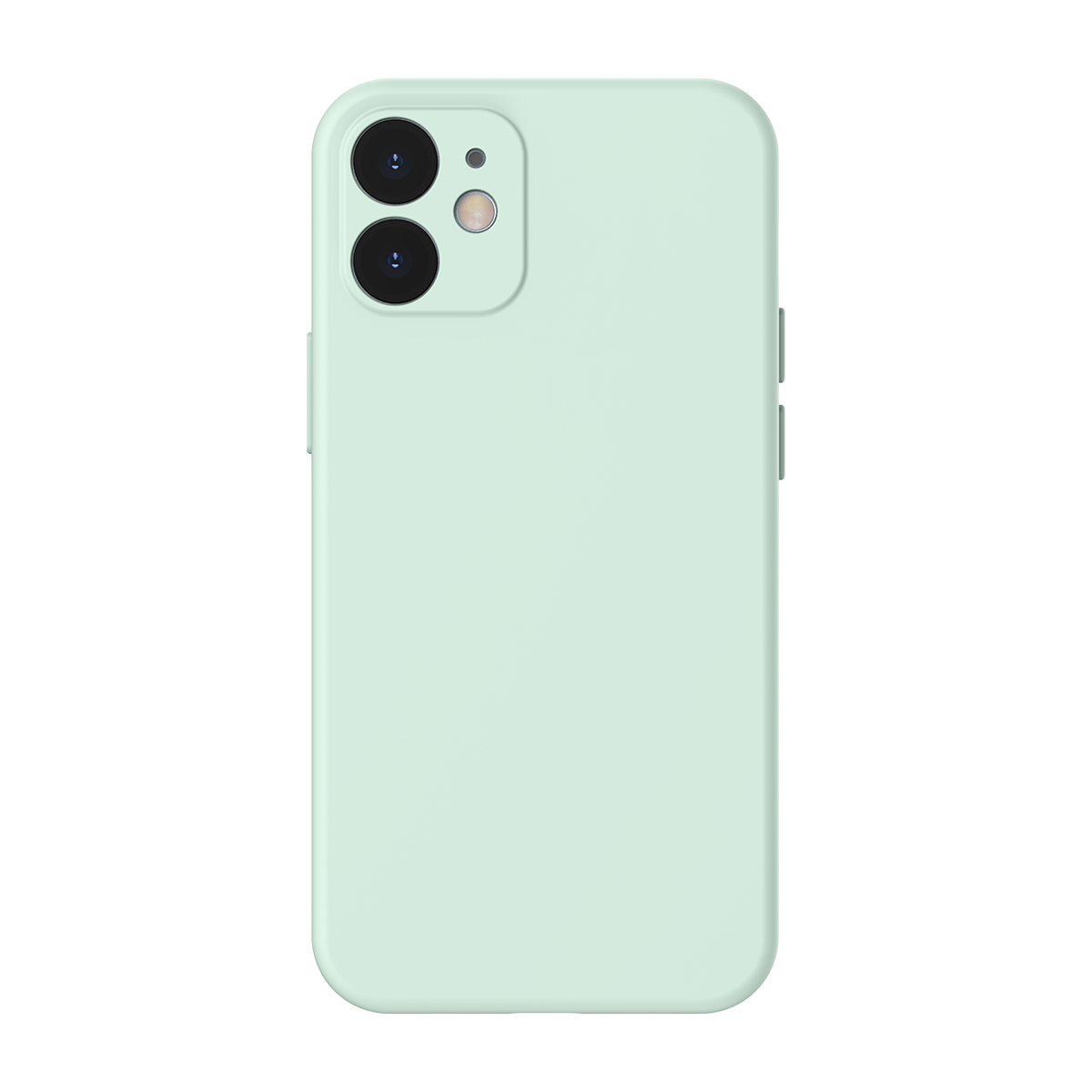 Husa pentru Apple iPhone 12 Mini, Baseus Protective Case, Silicon, Verde, 5.4 inch imagine