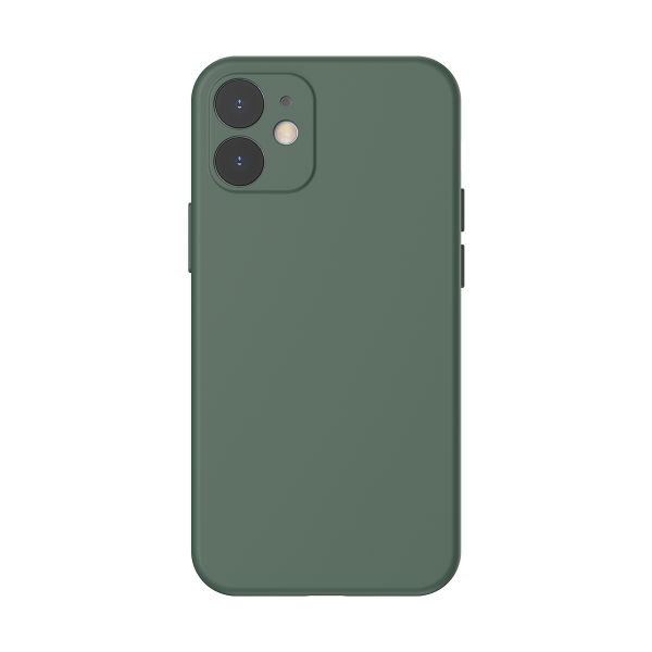 Husa pentru Apple iPhone 12, Baseus Protective Case, Silicon, Verde, 6.1 inch