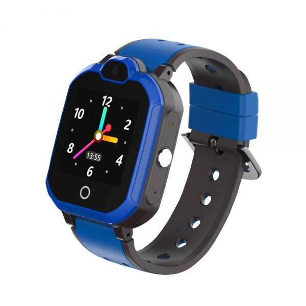 Ceas SmartWatch Pentru Copii Motto LT05, cu Functie Telefon, Localizare GPS, Buton SOS, Apel video, Mesaje vocale , Camera foto, Albastru