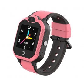 Ceas SmartWatch Pentru Copii Motto LT05, cu Functie Telefon, Localizare GPS, Buton SOS, Apel video, Mesaje vocale, Camera foto, Roz