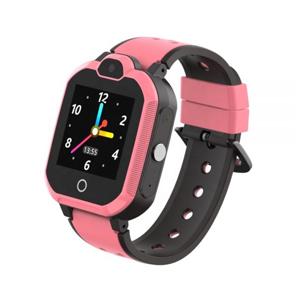 Ceas SmartWatch Pentru Copii Motto LT05, cu Functie Telefon, Localizare GPS, Buton SOS, Apel video, Mesaje vocale, Camera foto, Roz