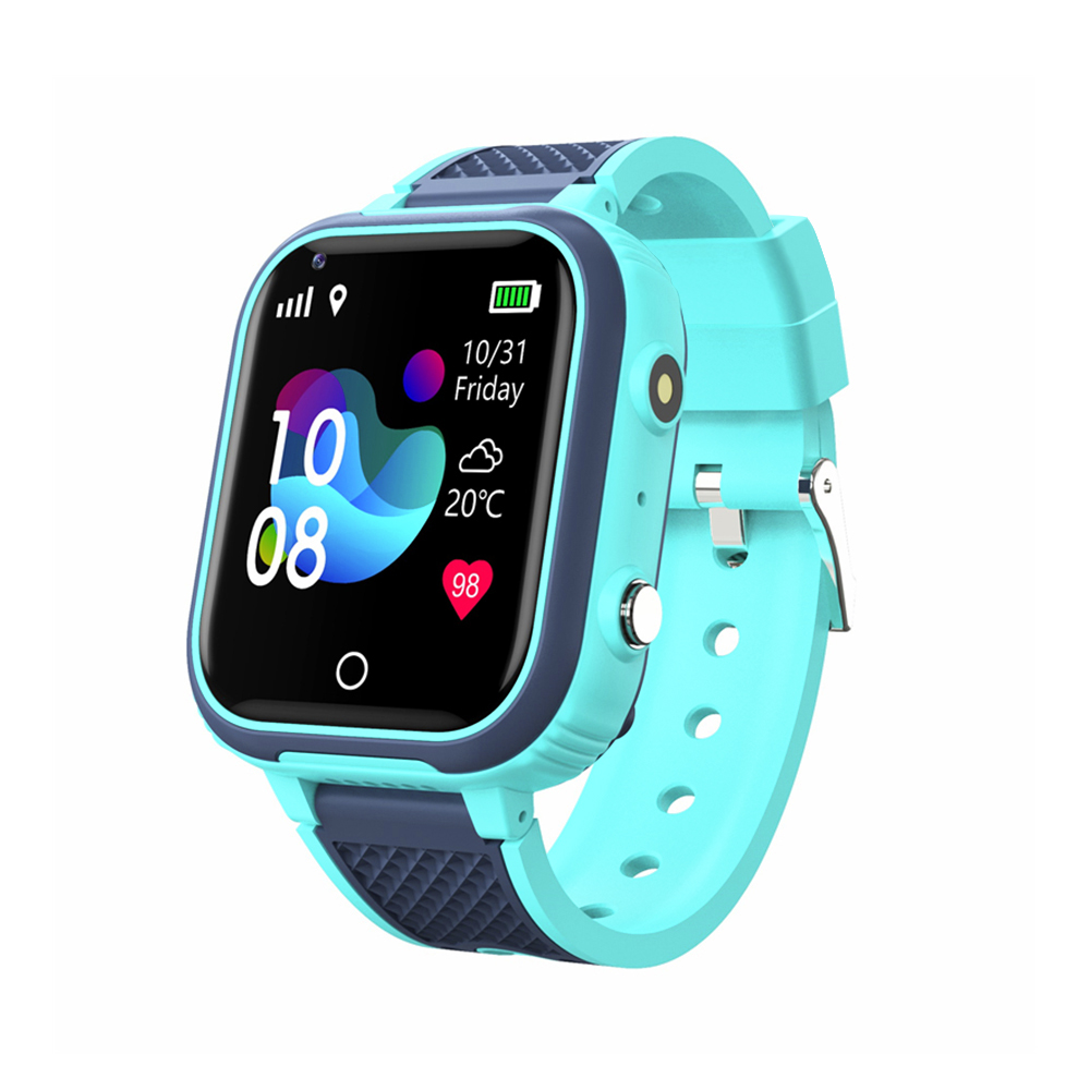 Ceas SmartWatch Pentru Copii Motto LT21, Verde cu Apel Video, Localizare GPS, Geofence, Istoric, Camera foto, Alarma