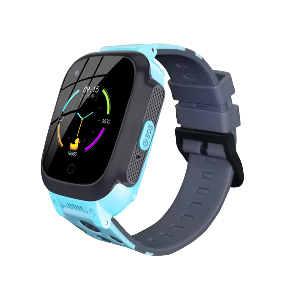 Ceas SmartWatch Pentru Copii Motto LT25, Albastru cu Localizare GPS, Termometru, History, Pedometru, Buton SOS, Mesaje vocale & text