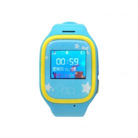 Ceas SmartWatch Pentru Copii Motto TD 01, Albastru cu Lanterna, Localizare GPS, Comunicare bi-directionala, Istoric traseu, Pedometru