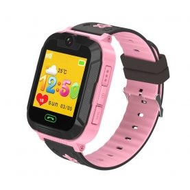 Ceas SmartWatch Pentru Copii Motto TD 07S, Roz cu Camera Foto, Localizare GPS, Pedometru, Perimetru de siguranta, Istoric traseu