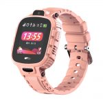 Ceas SmartWatch Pentru Copii Motto TD26, Roz cu Localizare GPS, Protectie IP54, Apel de urgenta, Chat / voce, Istoric traseu, Pedometru
