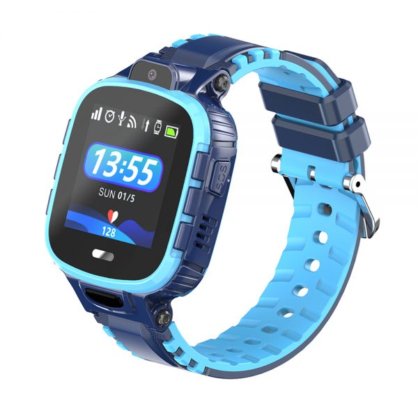 Ceas SmartWatch Pentru Copii Motto TD26, Albastru cu Localizare GPS, Protectie IP54, Apel de urgenta, Chat / voce, Istoric traseu, Pedometru