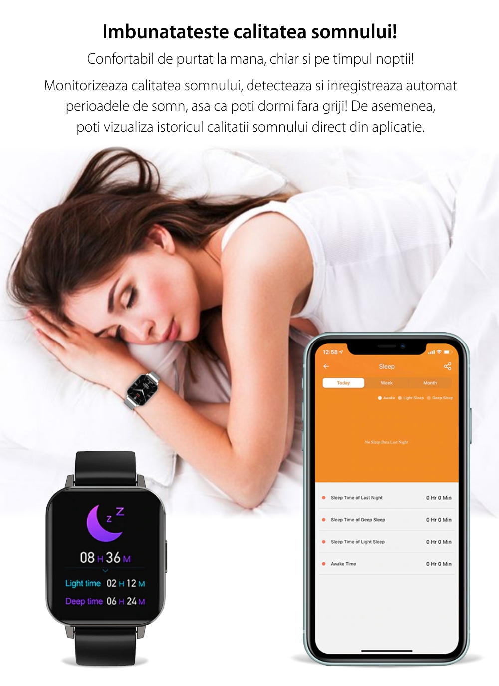 Ceas smartwatch Twinkler TKY-DTX, Bratara metal, Argintiu cu ECG, Tensiune arteriala, ritm cardiac, oxigen din sange, interfete schimbabile, memento sedentar, Monitorizarea calitatii somnului