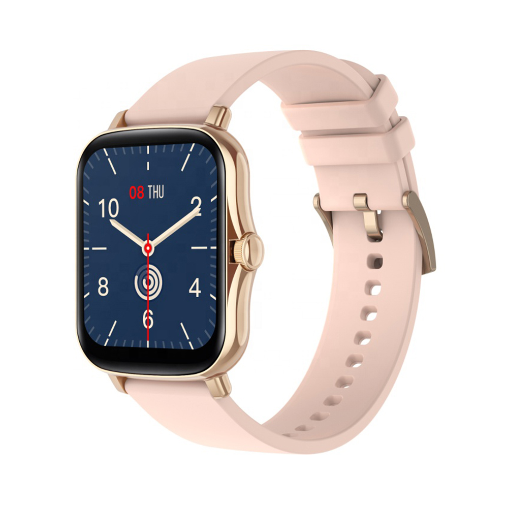 Ceas Smartwatch TKY-Y20, Auriu, Cadran personalizat, Monitorizare somnului, Tensiune arteriala, Ritm cardiac, Cronometru, Alarma Adulti imagine noua idaho.ro