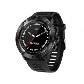 Ceas Smartwatch TKY-MC01, Negru, Pedometru, Calorii, Moduri sportive, Monitorizare somn, oxigen, ritm cardiac, Notificari