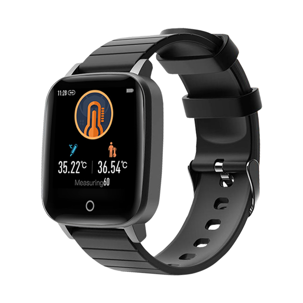 Ceas Smartwatch BlitzWolf BW-HL1T, Monitorizare ritm cardiac, temperatura & respiratie, Moduri sportive, Pasi, Calorii, Distanta adulti imagine noua tecomm.ro