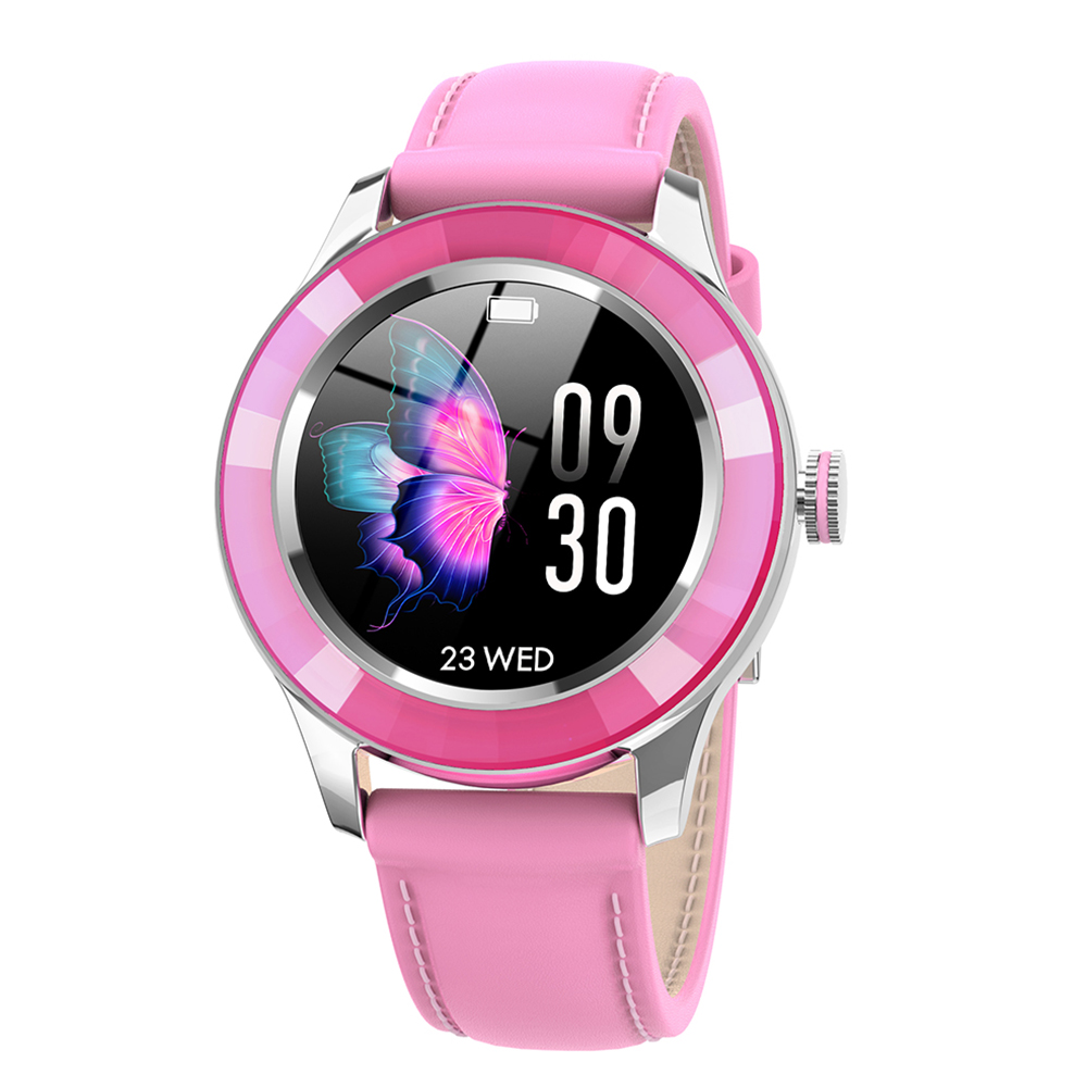 Ceas Smartwatch TKY-S09, Roz, Moduri sportive, Monitorizarea calitatii somnului, Ritm cardiac, Tensiune arteriala, Oxigen din sange (Roz) imagine noua tecomm.ro