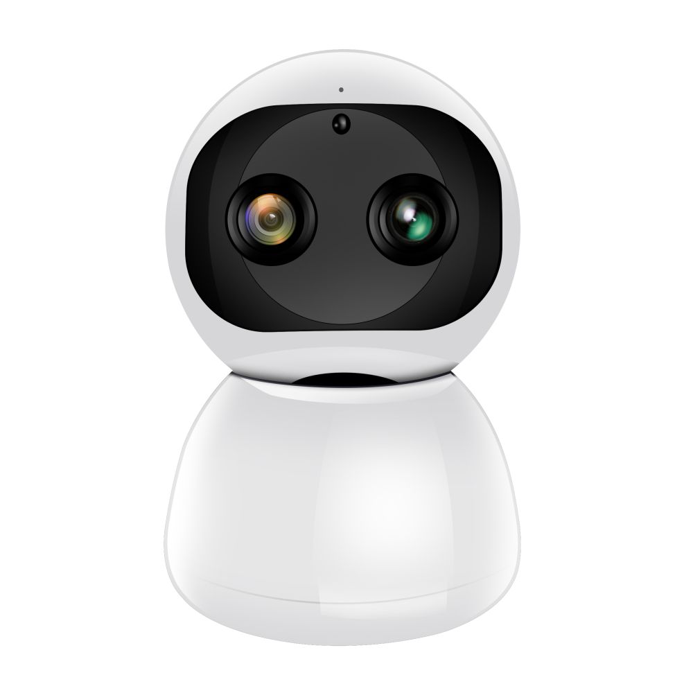 Video Baby Monitor Little Binocular Snowman AD118, Monitorizare 120°, Zoom 8X, Comunicare bidirectionala, Vedere nocturna 120 imagine noua 2022