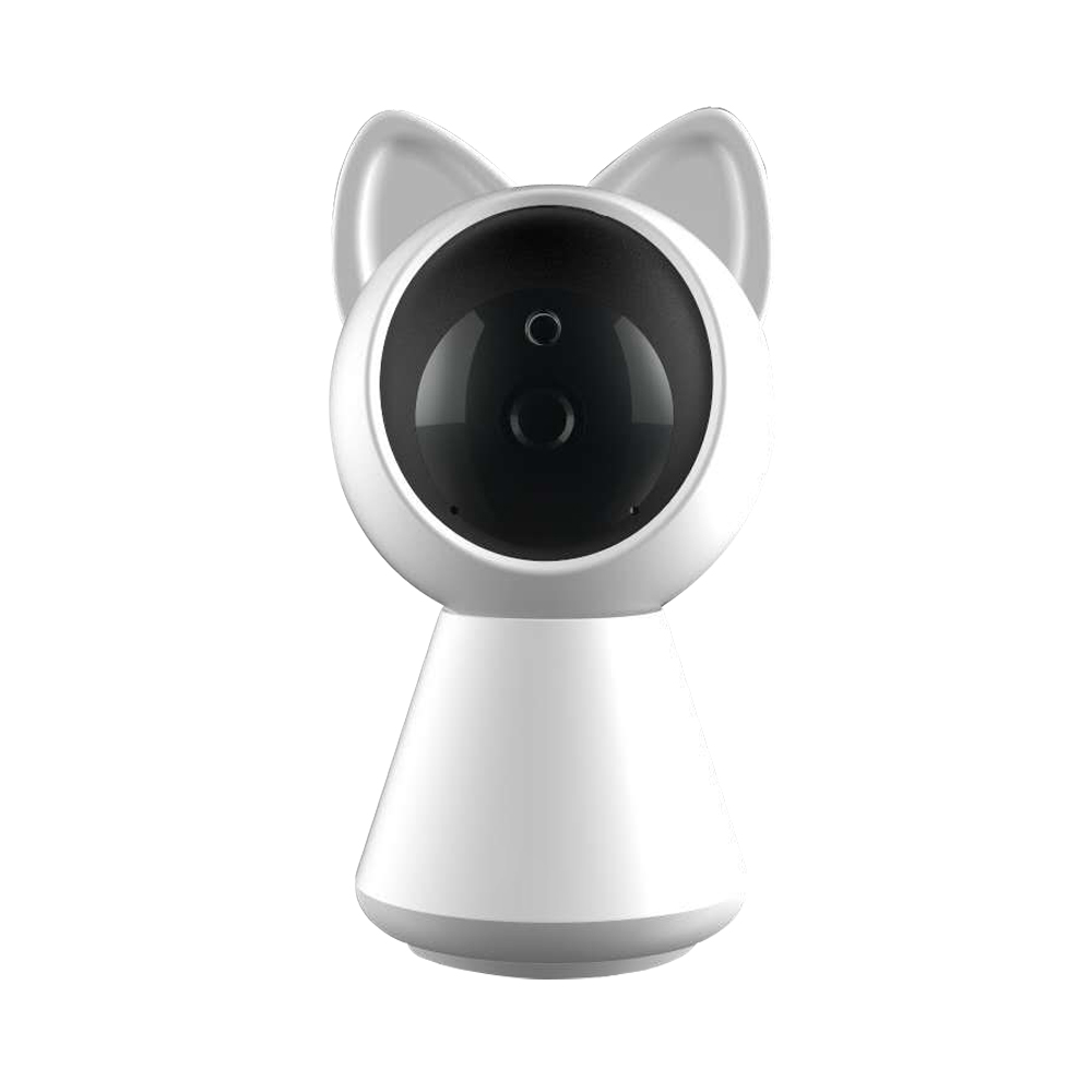 Video Baby Monitor Little Cat A280, Comunicare bidirectionala, Rotire 360°, Rezolutie 1080P, Vedere nocturna, Slot microSD