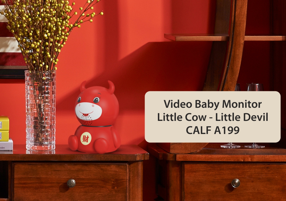 Video Baby Monitor Little Devil A199, Partajare, Stocare pe Cloud, Comunicare bidirectionala, Rotire 360°, Vedere nocturna, Slot microSD