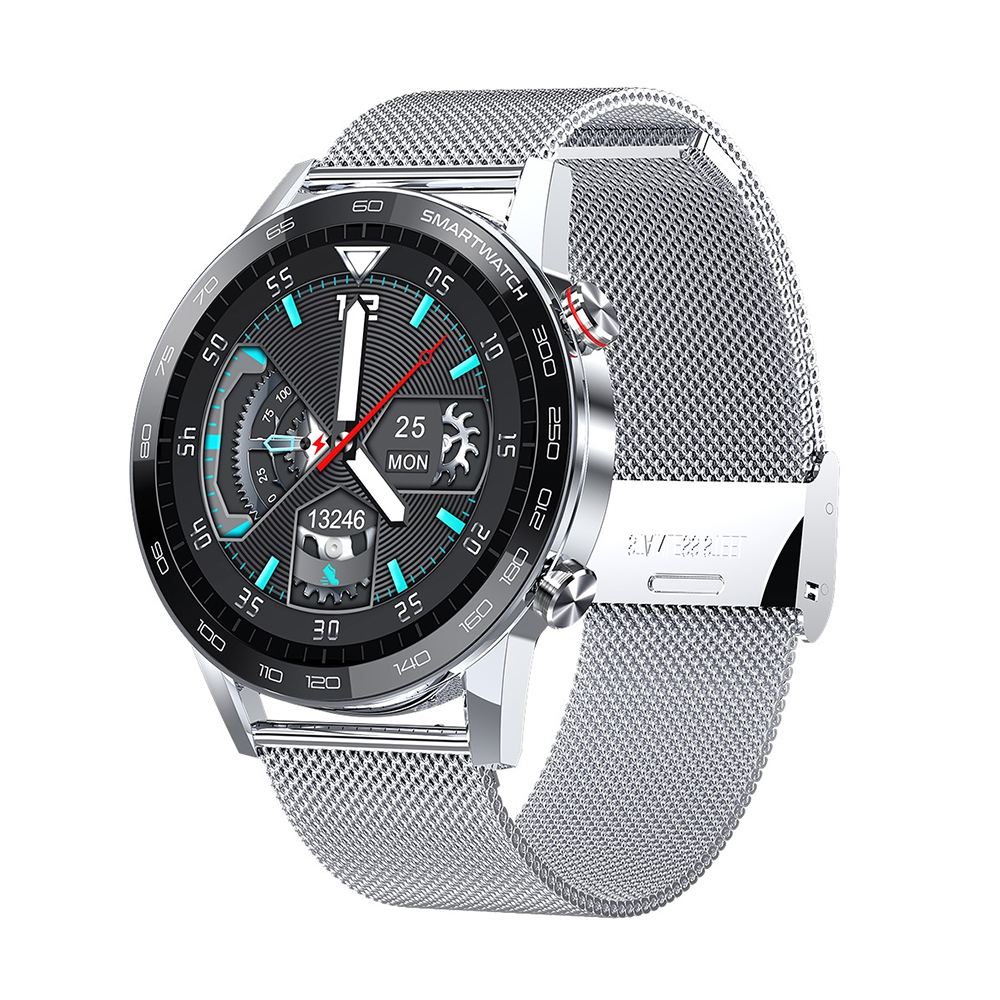 Ceas Smartwatch TKY-L16, Argintiu, Functii monitorizare sanatate, Moduri sportive, Pedometru, Calorii, Cronometru, Notificari Twinkler imagine 2022 crono24.ro