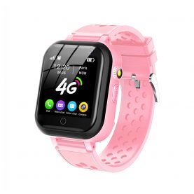 Ceas Smartwatch Pentru Copii YQT-T16, Roz cu Functii de monitorizare, Camera, Apelare video, SOS, Perimetru siguranta, Comunicare bidirectionala, Contacte, Lanterna