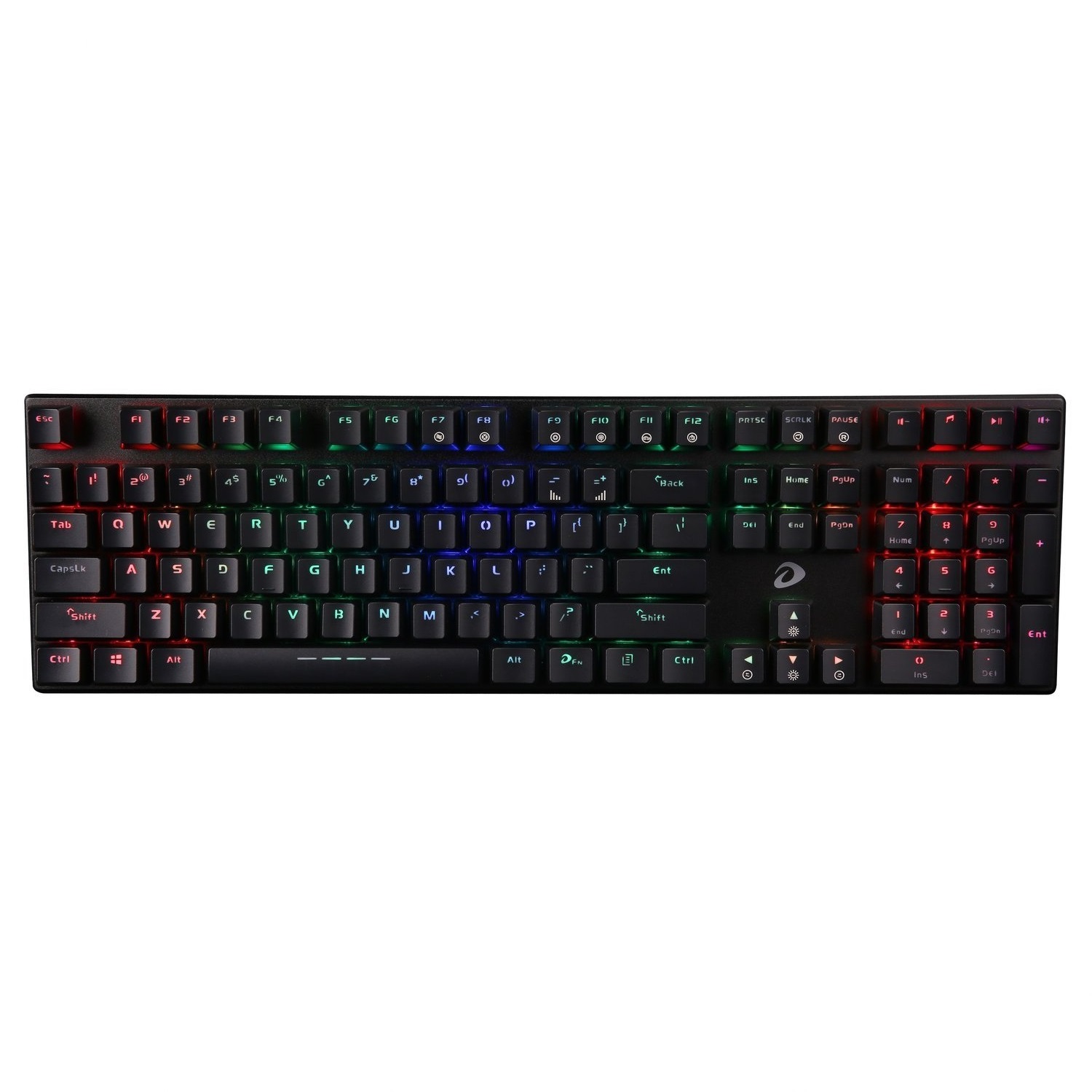 Tastatura gaming Dareu EK810, Red Switch, Conexiune USB, Cablu 1.8 m, Iluminare RGB 1.8 imagine noua idaho.ro