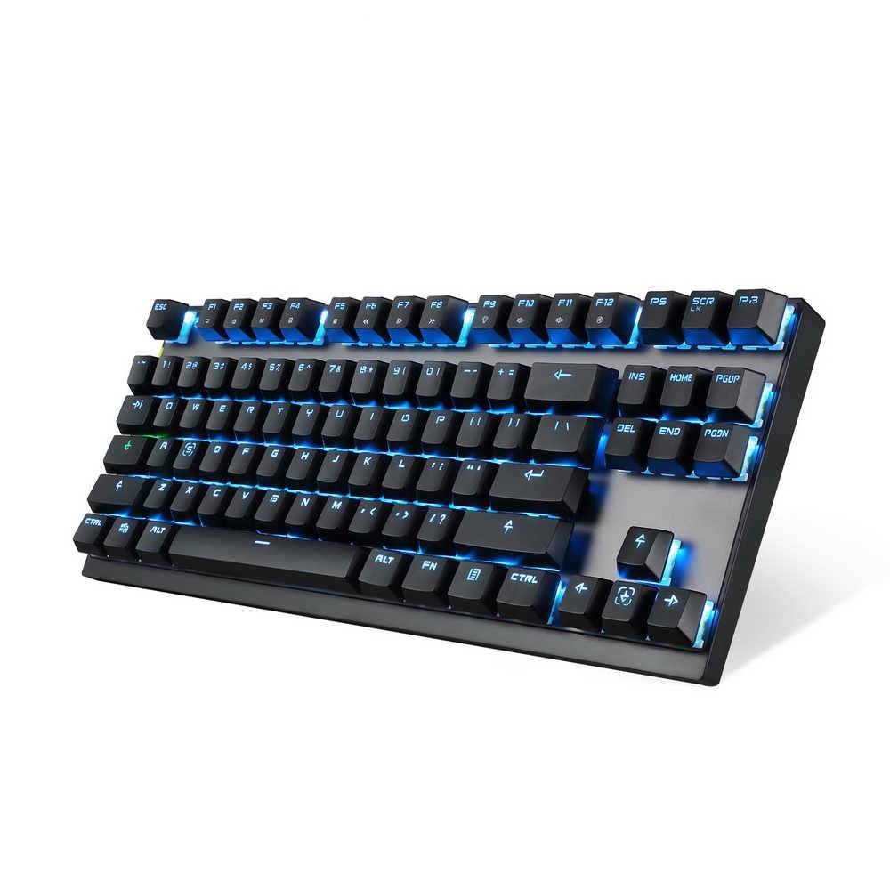 Tastatura gaming motospeed gk82, conexiune usb / wireless, iluminare led, acumulator 1300 mah