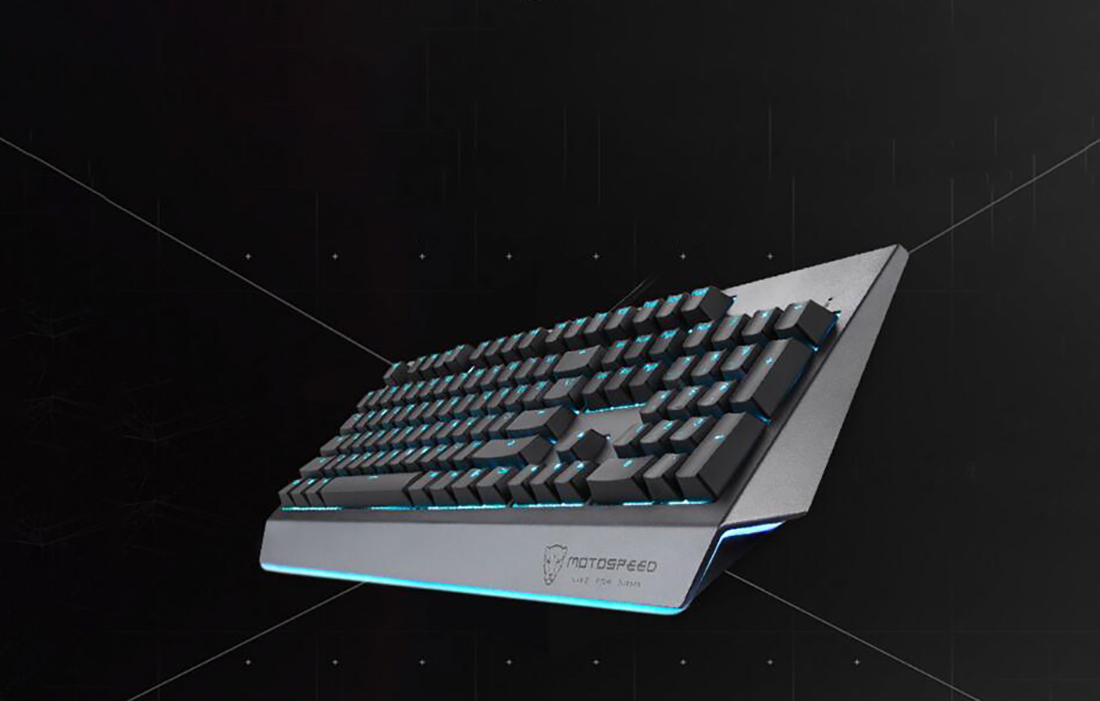 Tastatura Gaming Motospeed CK99, Conexiune USB, Lungime cablu 1.6 m, Iluminare LED