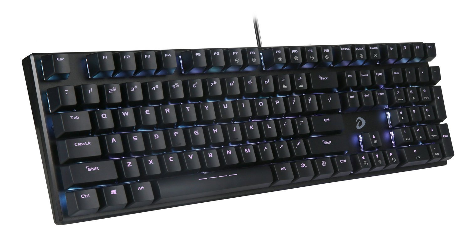 Tastatura gaming Dareu EK810, Red Switch, Conexiune USB, Cablu 1.8 m, Iluminare RGB