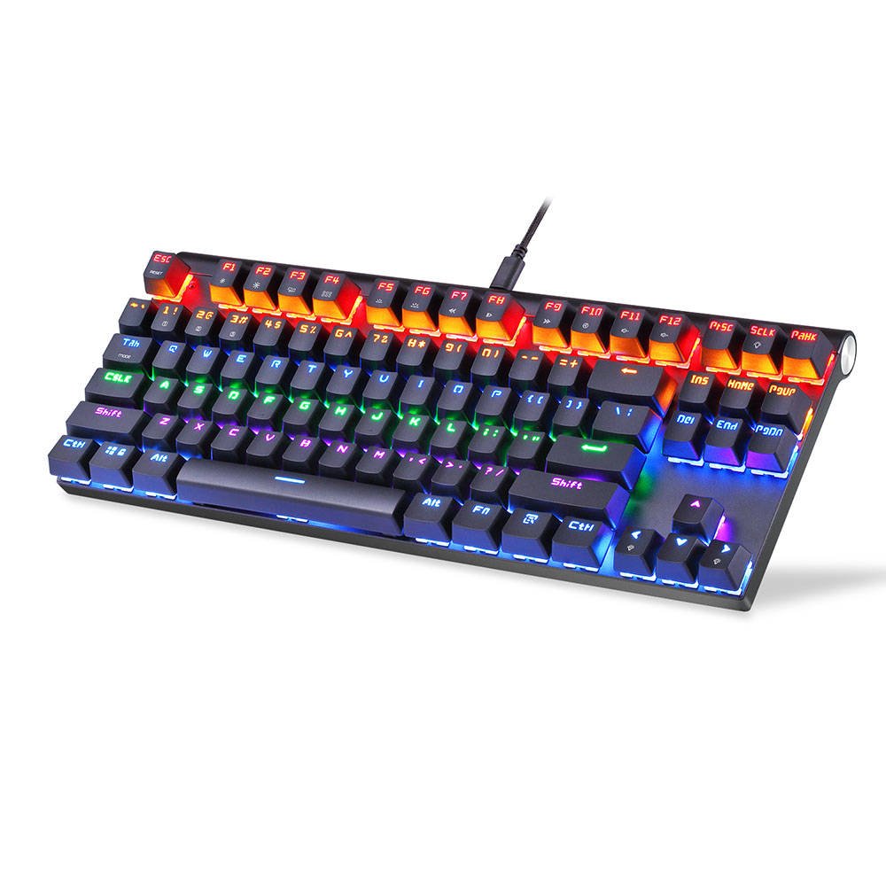 Tastatura Gaming Motospeed K83, Conexiune USB / Bluetooth, Iluminare RGB, Lungime cablu 1.5 m