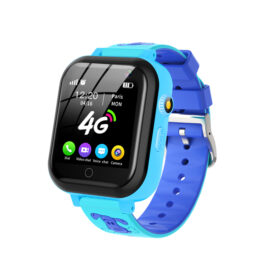 Ceas Smartwatch Pentru Copii YQT-T16, Cartela SIM, Functii de monitorizare, Camera, Apelare video, SOS, Perimetru siguranta, Comunicare bidirectionala, Contacte, Albastru