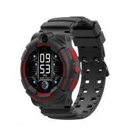 Ceas Smartwatch Pentru Copii, Wonlex KT25, Negru, Nano SIM 4G, Apel video, Buton SOS, Alarma, Istoric apeluri, Galerie foto