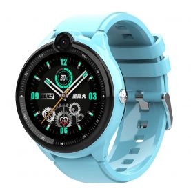 Ceas Smartwatch Pentru Copii, Wonlex KT26, Albastru, Nano SIM 4G, Functie telefon, Intercom, Apel video, Contacte, Istoric apeluri, Buton SOS