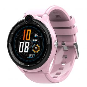 Ceas Smartwatch Pentru Copii, Wonlex KT26, Roz, Nano SIM 4G, Functie telefon, Intercom, Apel video, Contacte, Istoric apeluri, Buton SOS