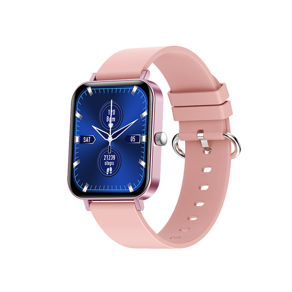 Ceas Smartwatch Twinkler TKY-CF82, Roz cu Monitorizare ritm cardiac, Tensiune arteriala, Calorii, Cronometru, Istoric exercitii, Notificari, Vreme Twinkler imagine noua idaho.ro