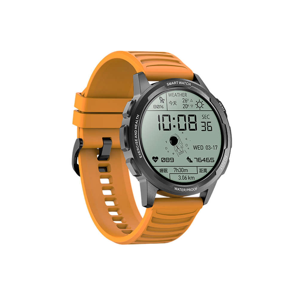 Ceas Smartwatch Twinkler TKY-XL15, Galben cu Moduri sportive, Functii monitorizare sanatate, Ritm cardiac, Tensiune arteriala, Somn, Pasi, Alarma, Memento sedentar