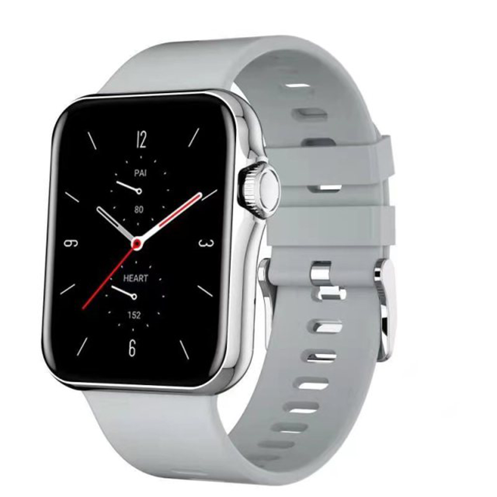 Ceas Smartwatch Twinkler TKY-D06, Gri cu Moduri sportive, Functii sanatate, Monitorizare somn, Memento sedentar, Alarma, Istoric apeluri Adulti imagine Black Friday 2021