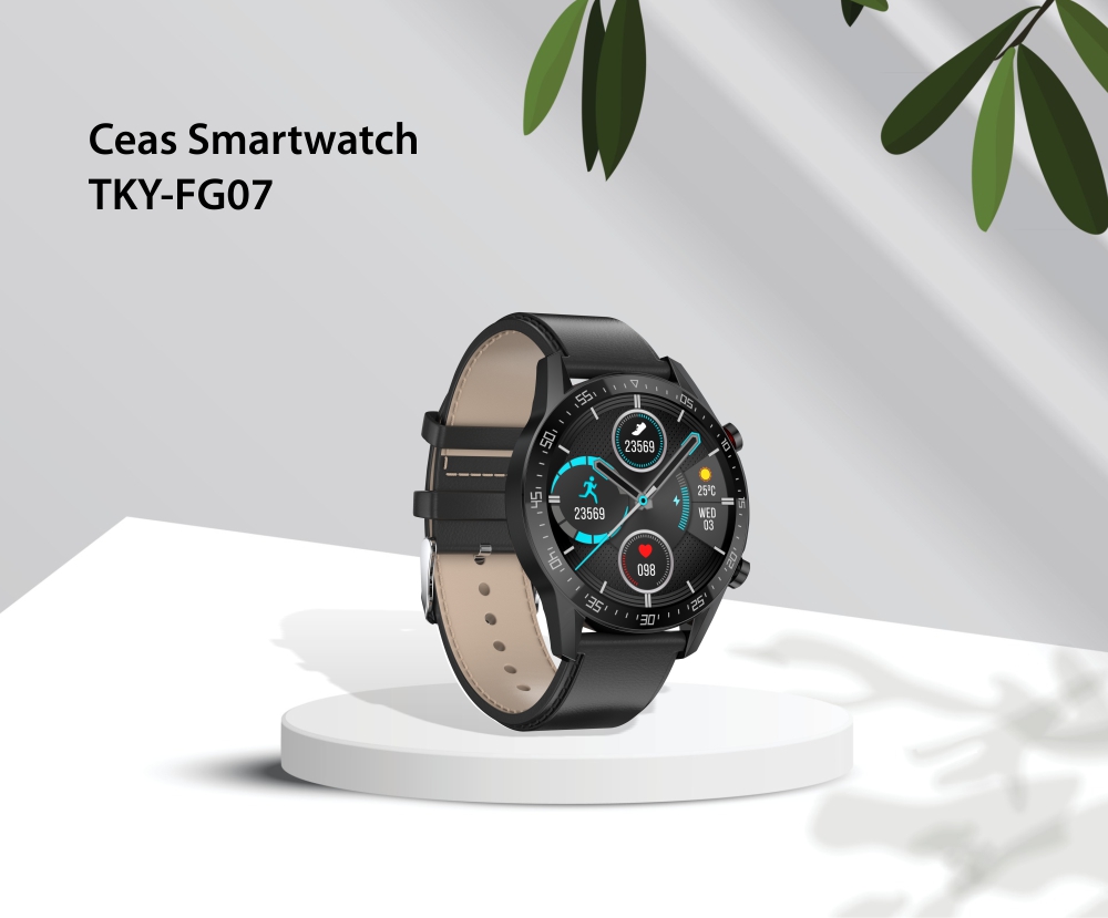 Ceas Smartwatch Twinkler TKY-FG07, Rosu, Curea silicon cu Functii sanatate, Calitate somn, Moduri sportive, Memento sedentar, Distanta, Calorii