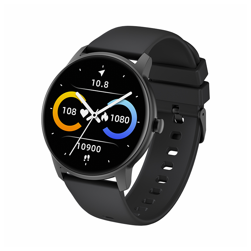 Ceas Smartwatch XK Fitness KW77 cu Moduri sport, Functii sanatate, Notificari, Negru XK Fitness imagine 2022 crono24.ro