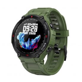 Ceas Smartwatch XK Fitness K22 cu Functii monitorizare sanatate, Calitatea somnului, Moduri sport, Cadran personalizat, Calorii, Distanta, Memento, Verde