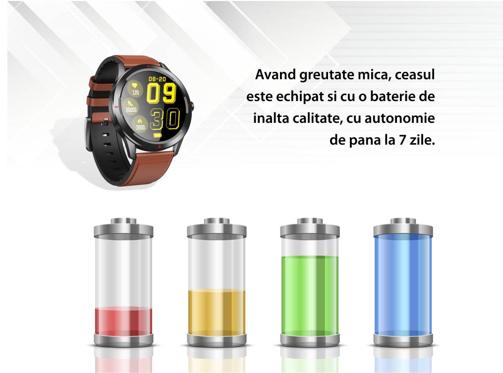 Ceas Smartwatch Twinkler TKY-Q29, Maro cu Functii sanatate, Moduri fitness, Pedometru, SMS / Apel Reminder, Memento sedentar, Alarma