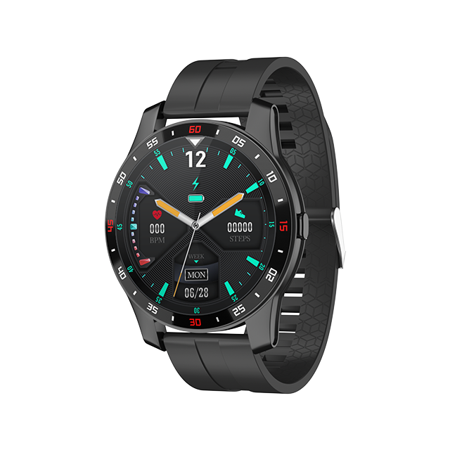 Ceas Smartwatch XK Fitness F12S Pro cu Monitorizare Automata Puls, Tensiune, Oxigen, Somn, Memento sedentar, Moduri sportive, Calorii, Negru Adulti imagine noua idaho.ro