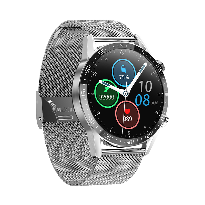 Ceas Smartwatch XK Fitness M4 Pro cu Display 1.32 inch IPS, Calorii, Puls, Metal, Argintiu XK Fitness imagine 2022 crono24.ro