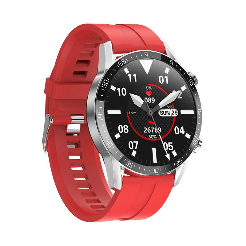 Ceas Smartwatch XK Fitness M4 Pro cu Display 1.32 inch IPS, Calorii, Puls, Silicon, Rosu
