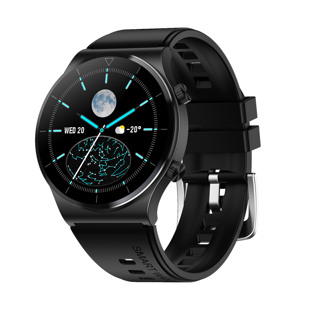 Ceas Smartwatch XK Fitness M99 cu Display 1.28 inch IPS, Puls, Tensiune, Silicon, Negru 1.28 imagine noua tecomm.ro