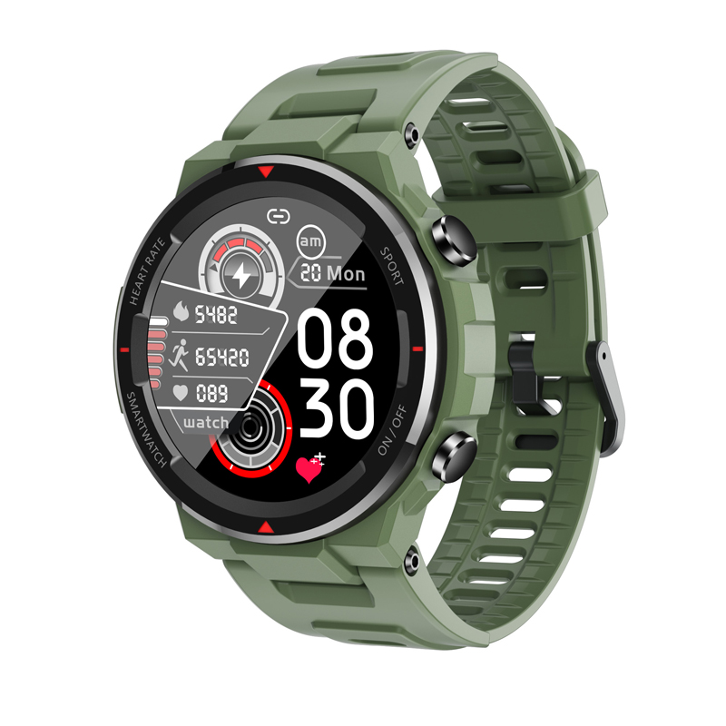 Ceas Smartwatch XK Fitness Q70C cu Monitorizare Puls, Distanta, Calorii, Verde XK Fitness imagine noua idaho.ro