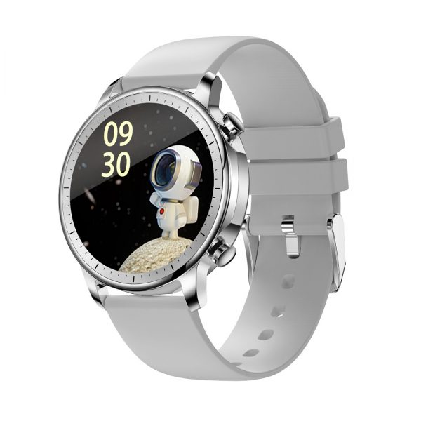 Ceas Smartwatch XK Fitness V23 cu Display 1.3 inch, Monitorizare sanatate, Calorii, Pasi, Gri